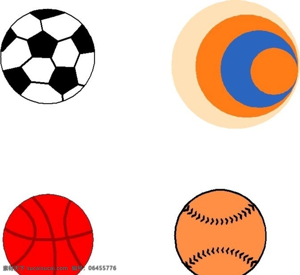 蓝球 足球 棒球 矢量 标志 标志图标 公共标识标志