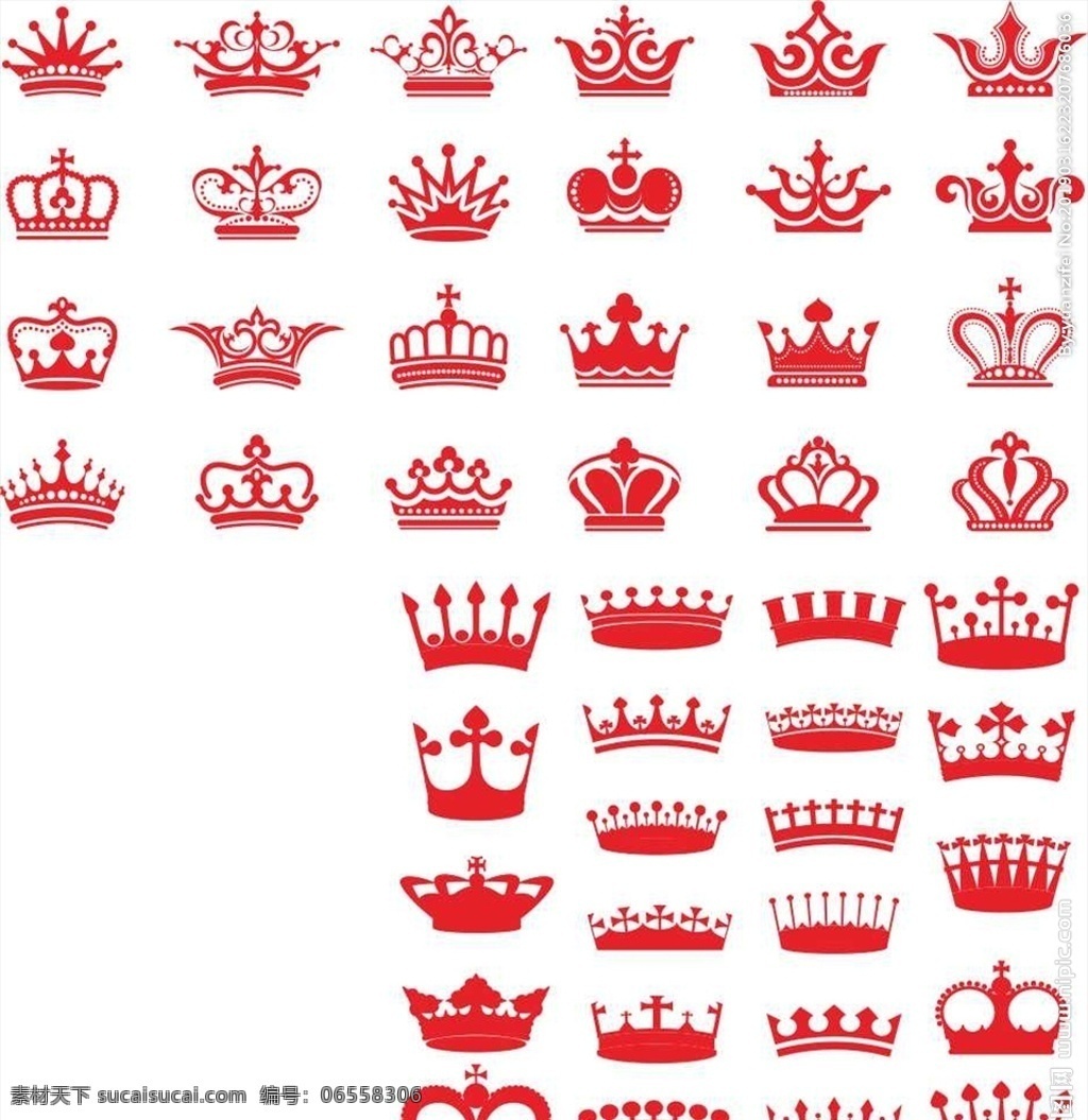 王冠 皇冠 矢量 王冠皇冠 矢量素材 矢量图 手绘素材