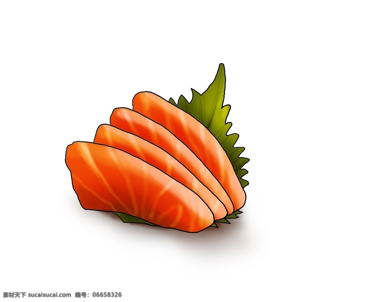 日本料理 寿司 三文鱼 日式 插图 料理 食物 美味 海鲜设计 手绘 插画 美食 日本 鱼肉 生鱼片