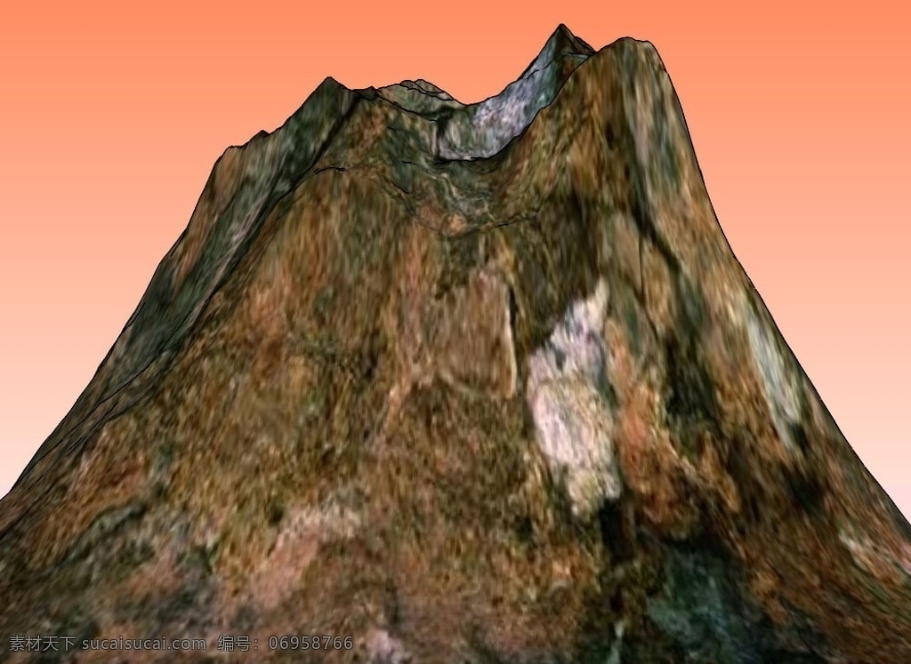山体3d模型 山峰 山石 石头 岩石 悬崖 峭壁 地形 地貌 三维 立体 skp模型 poss 造型 精模 3d模型精选 其他模型 3d设计模型 源文件 skp