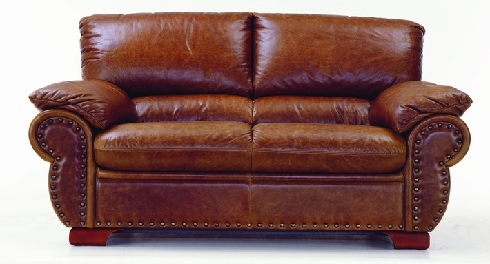 现代 布朗 双 座椅 真皮沙发 欧洲 沙发 3d模型