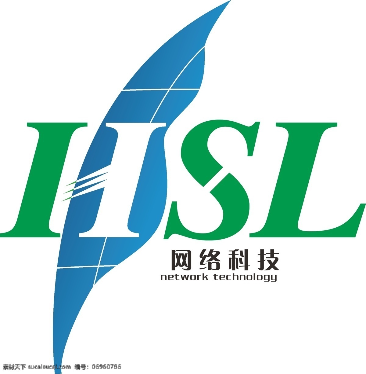 网络 科技 logo hs l网络科技 时代感 简洁 企业 标志 标识标志图标 矢量