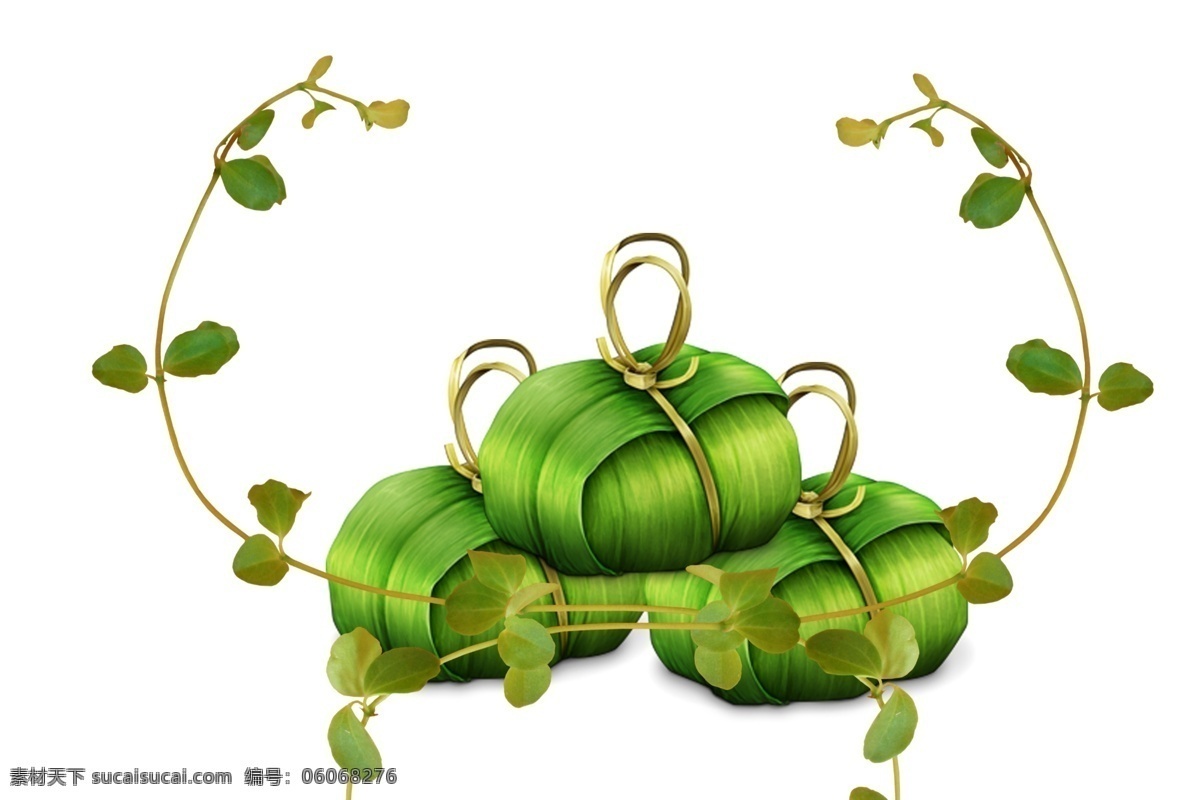端午节 卡通 版 绿色 粽子 节日宣传卡通 可爱风 漂亮的粽子 拼接 原创 创意 简约 绿色的 拼接效果的