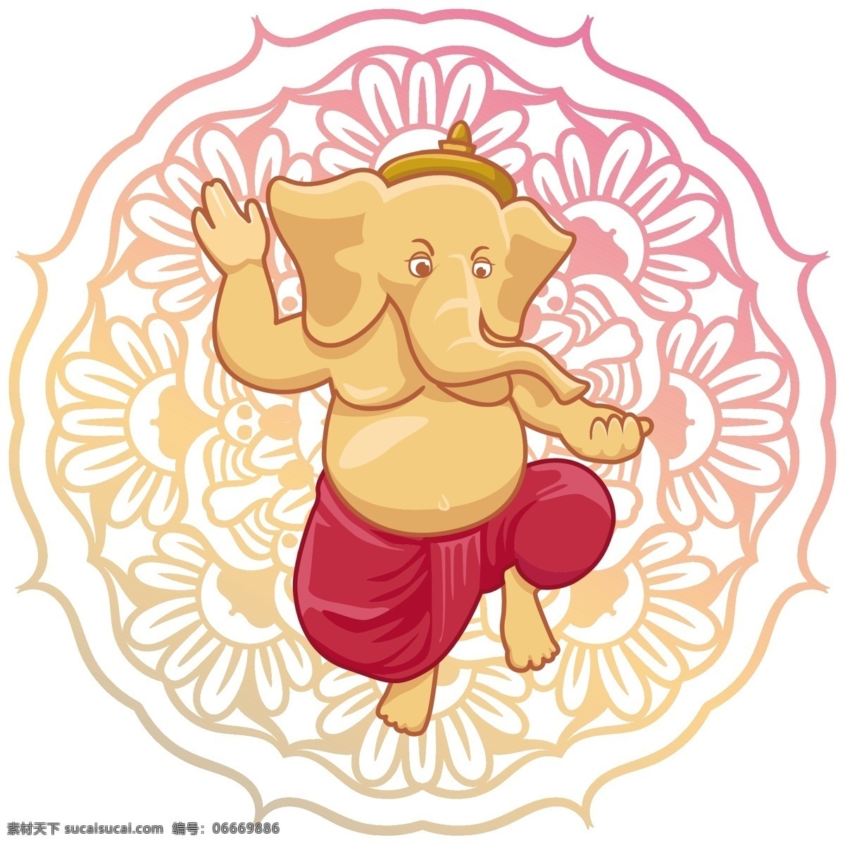 甘 尼萨 背景 动物 曼陀罗 壁纸 印度 大象 大背景下 民族 文化 神甘尼萨 ganesh ganpati 神圣 神性