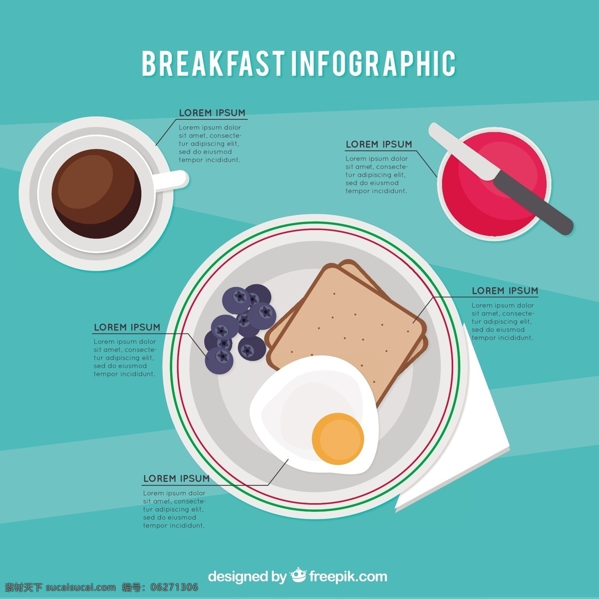 平面设计 早餐 图表 食品 咖啡 模板 水果 营销 图 平面 过程 图表模板 数据 鸡蛋 信息 健康
