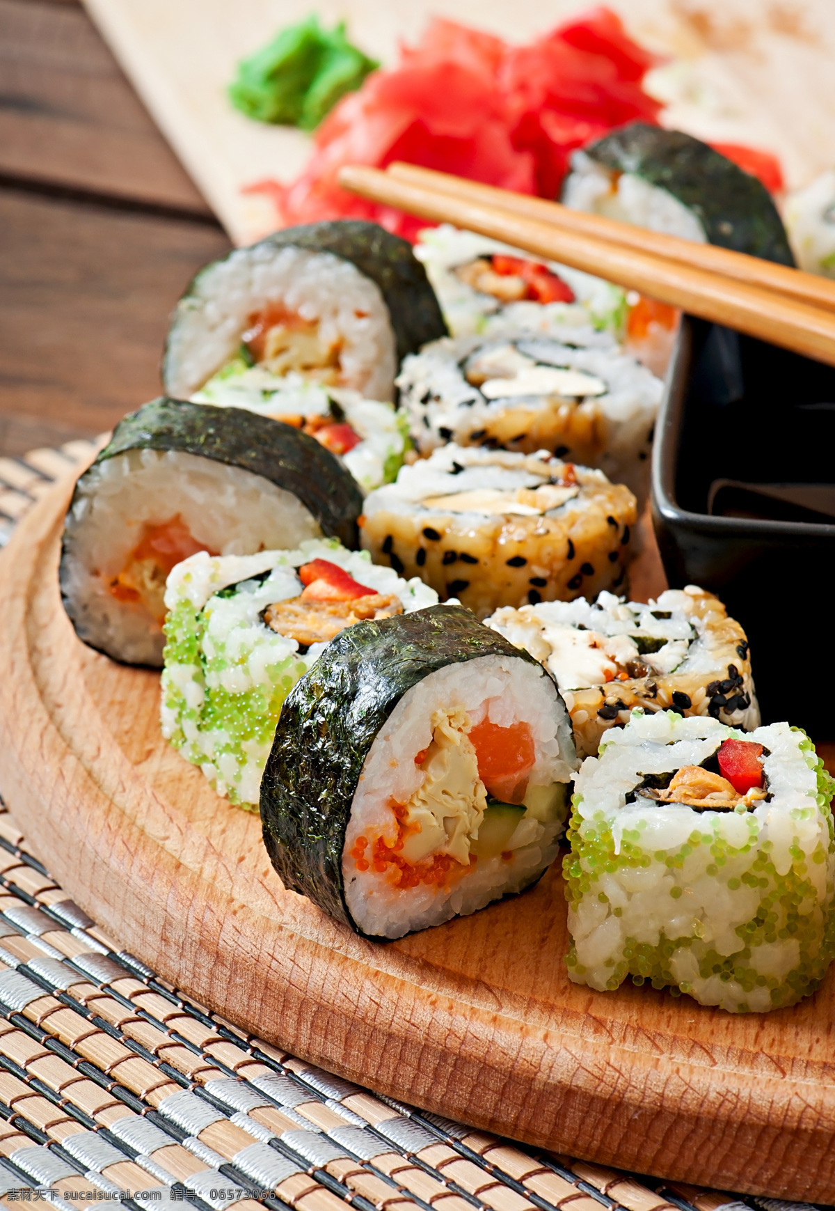 日本 寿司 蔬菜 紫菜 日本寿司 日本美食 食材原料 餐饮美食 外国美食
