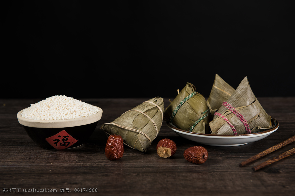 端午节 粽子 美食 粽子叶 粽子素材 粽子摄影 餐饮美食 传统美食