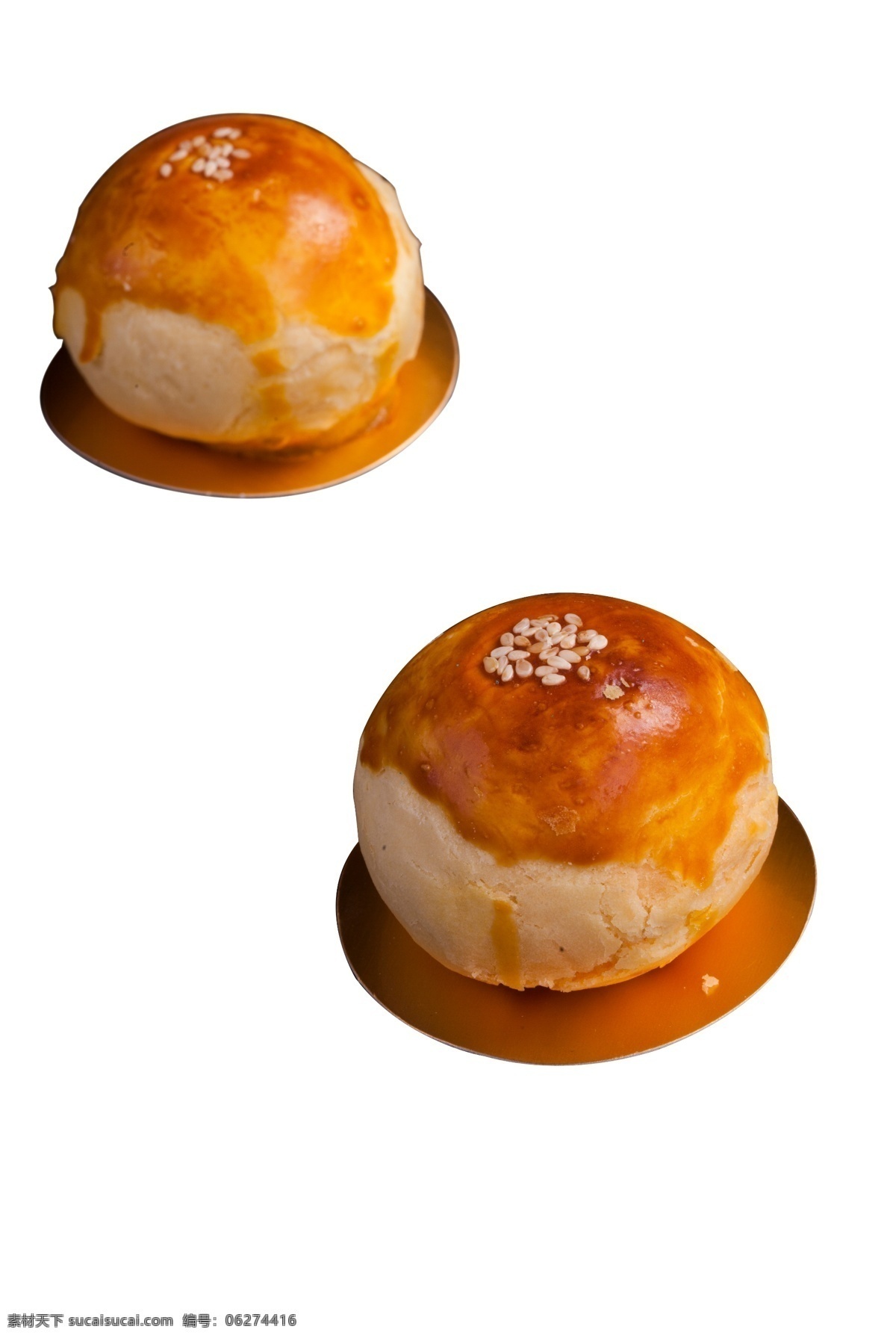 两个 美味 蛋黄 酥 美食 糕点 两个蛋黄酥 传统 小吃 秋季 中秋节 月饼 点心 金黄色 甜品 食物