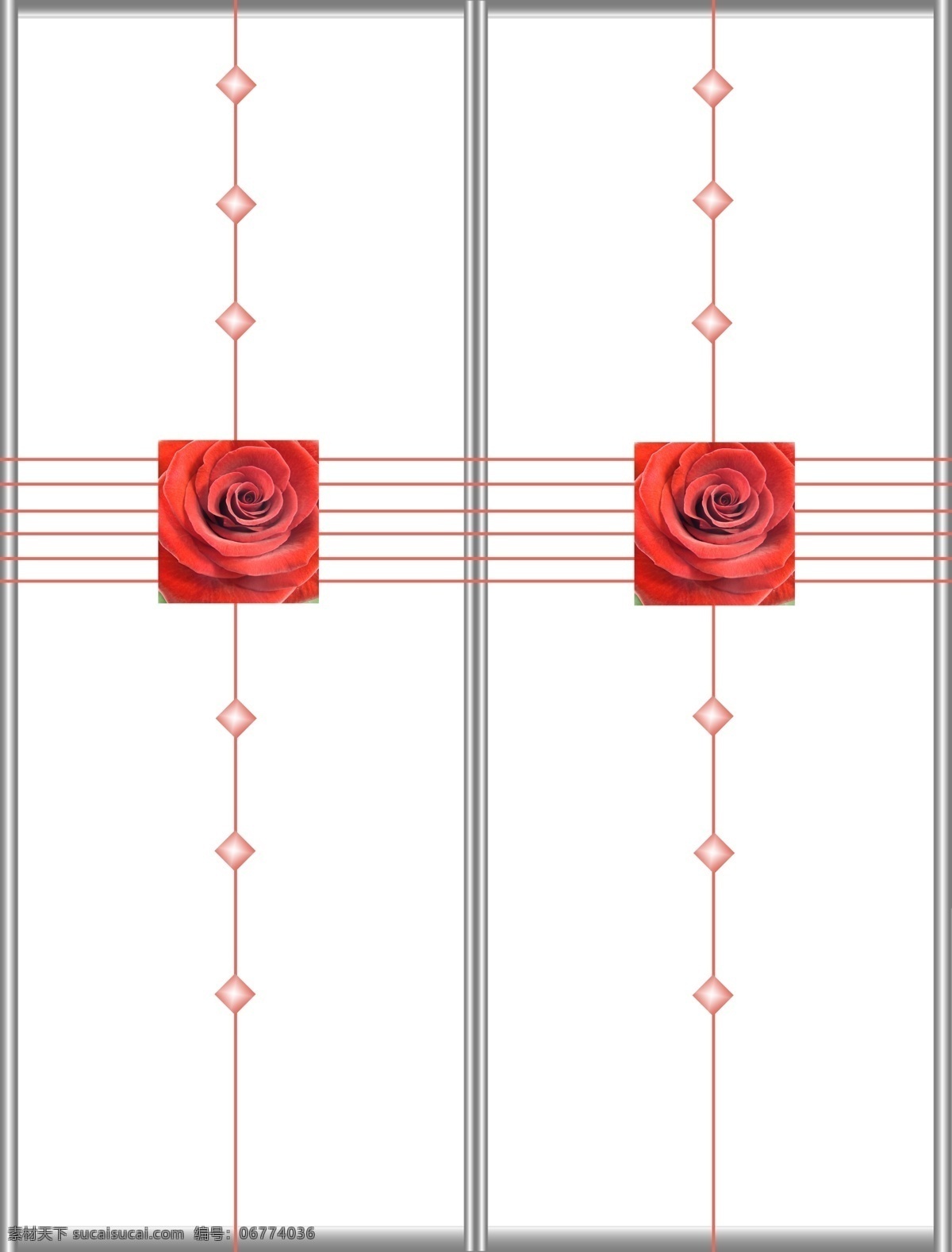移门 广告设计模板 玫瑰 鲜花 线条 移门图案 源文件 移门源文件 装饰素材