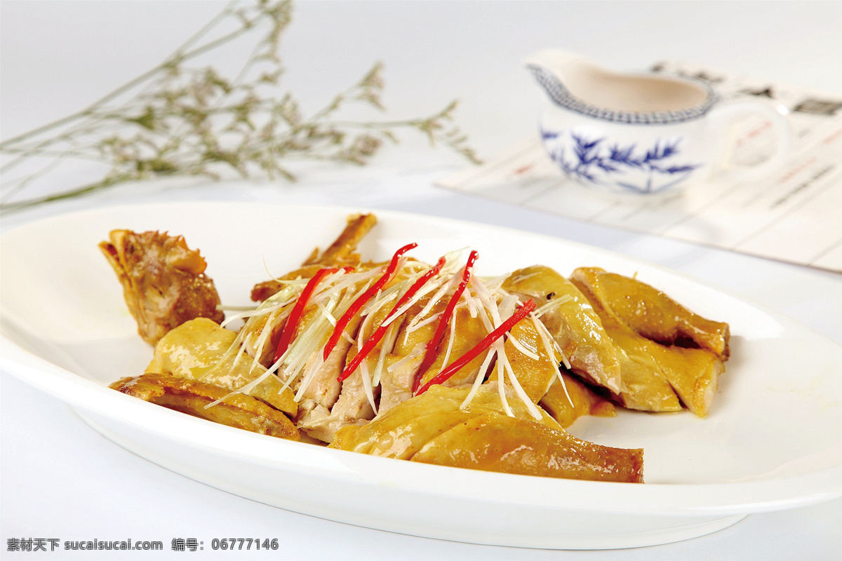 沙姜葱油鸡 美食 传统美食 餐饮美食 高清菜谱用图