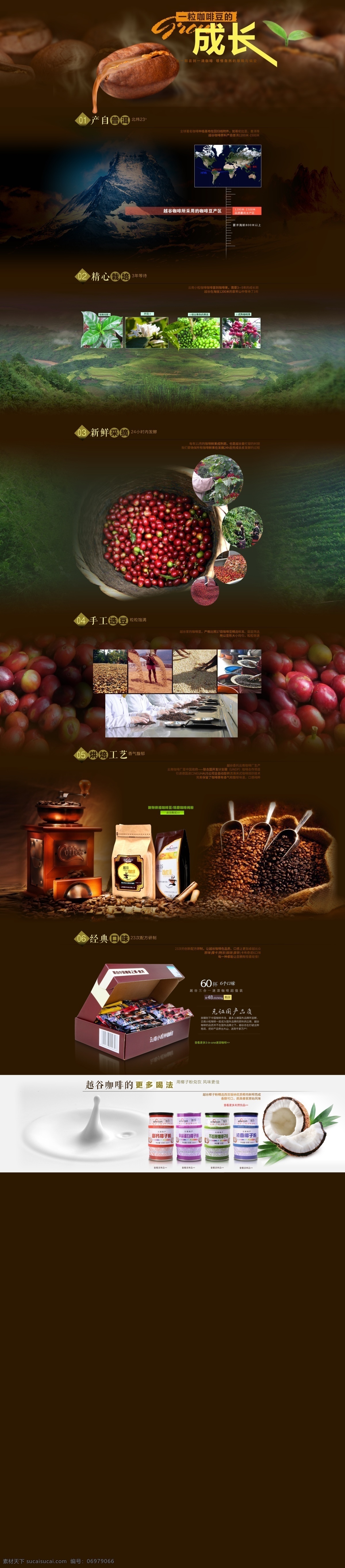咖啡首页海报 咖啡 咖啡豆 首页模板 咖啡制作 咖啡品质 越谷咖啡 淘宝界面设计 淘宝装修模板