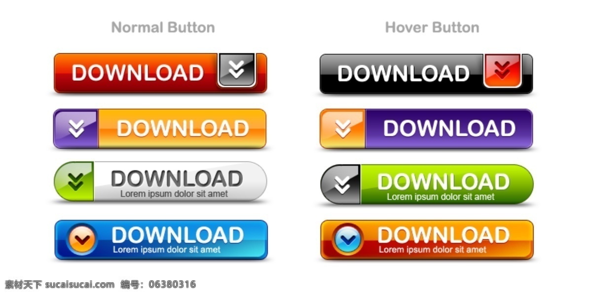 按钮 download psd素材 网页制作 网页素材 网页模板