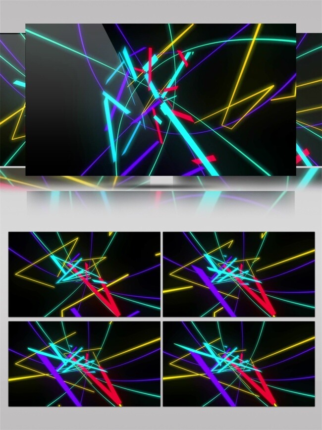 七彩 斑斓 视频 几何光束 光景素材 高清素材 唯美素材 光特效素材 炫酷光华 闪烁炫光