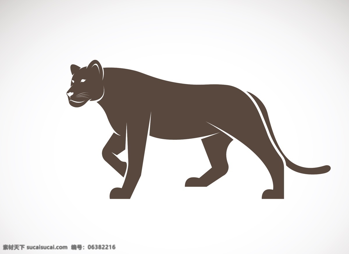 行走 黑豹 图标 矢量 动物 黑色logo 生态 自然 艺术插图 绘画 抽象 图案 logo 标志图标 其他图标