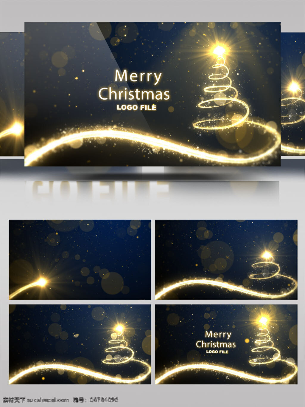炫 美 粒子 光束 勾勒 出 闪闪 发光 圣诞树 ae 模板 光斑 炫光 圣诞节 绚丽 标志揭示