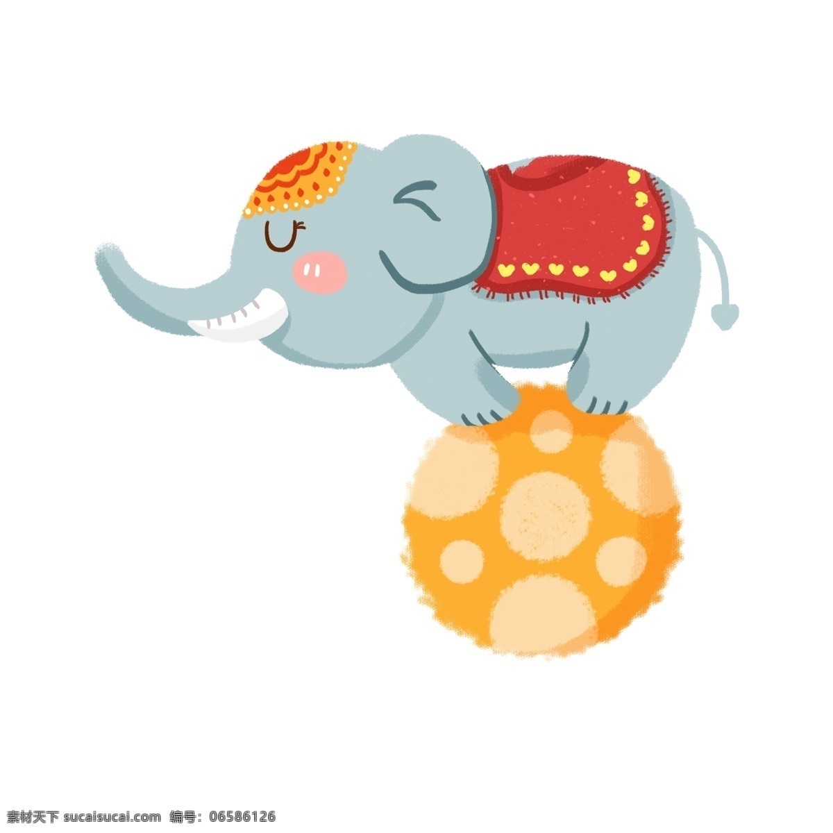 踩 球 大象 灰色 一个小球 动物 马戏 杂耍 动物杂耍 小灰象 表演道具 动物表演 演出