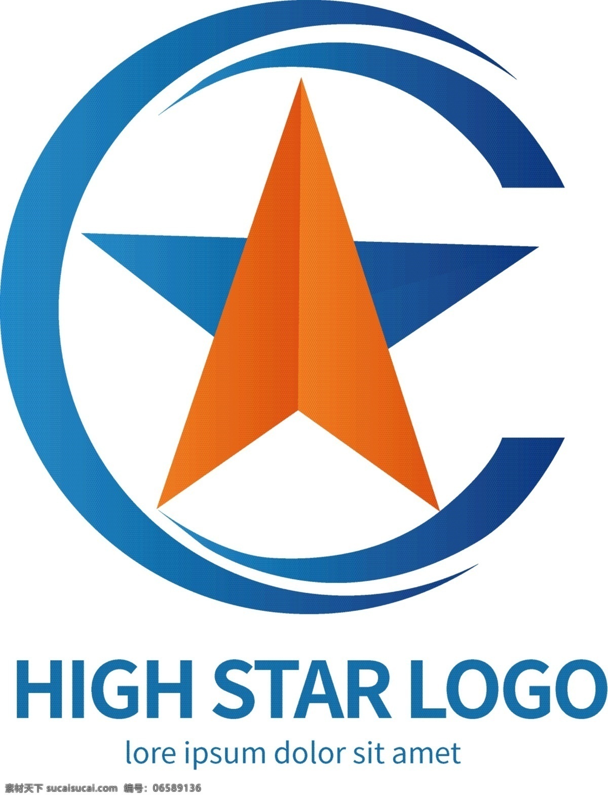 时尚 几何 渐变 星星 logo 星logo 时尚星星 渐变星星 星星logo logo设计
