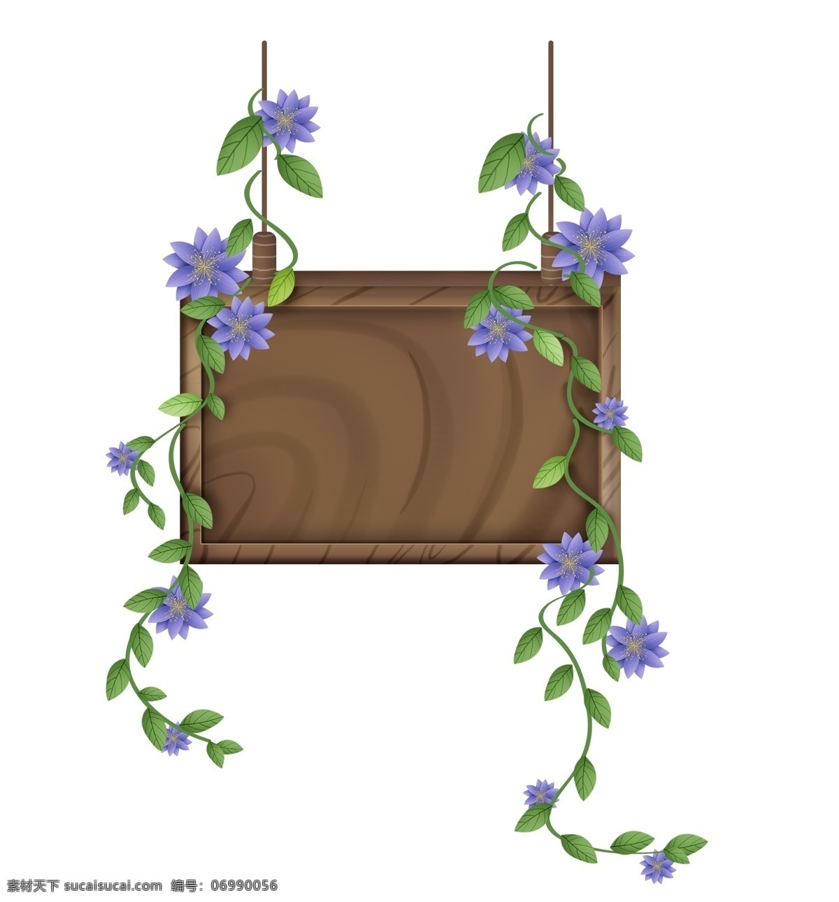 春天 木纹 花朵 提示牌 绿色 春季 花卉 植物 立体 文字 框 春天文字框 叶子 标题 春天标题框