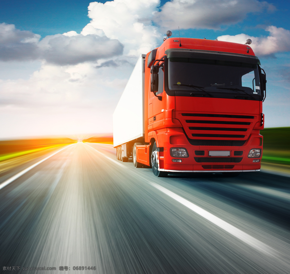 货车卡车 卡车 货车 物流 快递 运输 集装箱 交通工具 现代科技