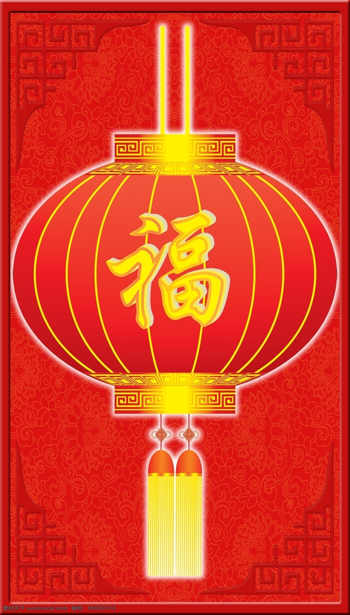 灯笼 门框 中国风 屏风 镂空 活动背景 分层 背景素材