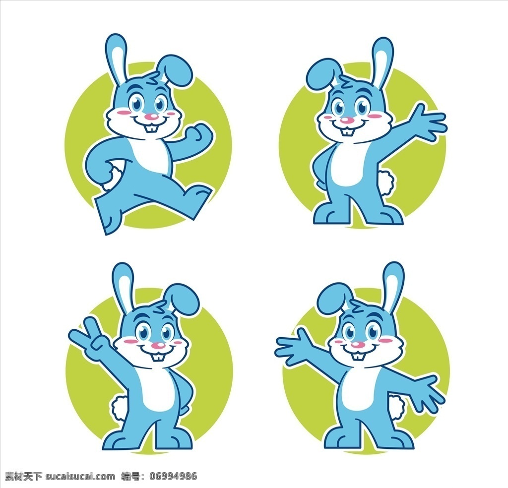 卡通兔子 卡通 数码印花 无缝图案 卡通印花 服装印花 兔子 兔 包装背景 卡通背景 卡通与漫画 底纹边框 其他素材