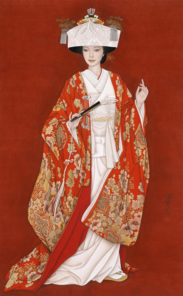 冯 长江 当代艺术 工笔 画家 仕女 艺术家 冯长江 异域仕女画 文化艺术