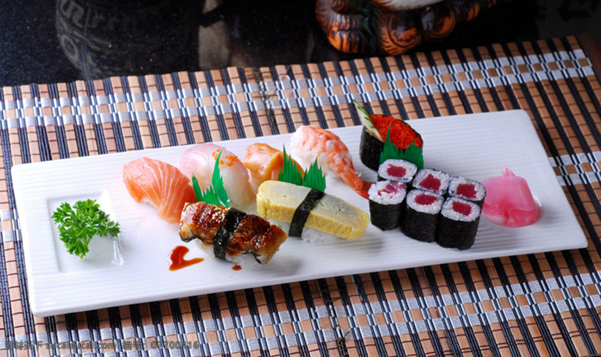 综合寿司 美食 传统美食 餐饮美食 高清菜谱用图