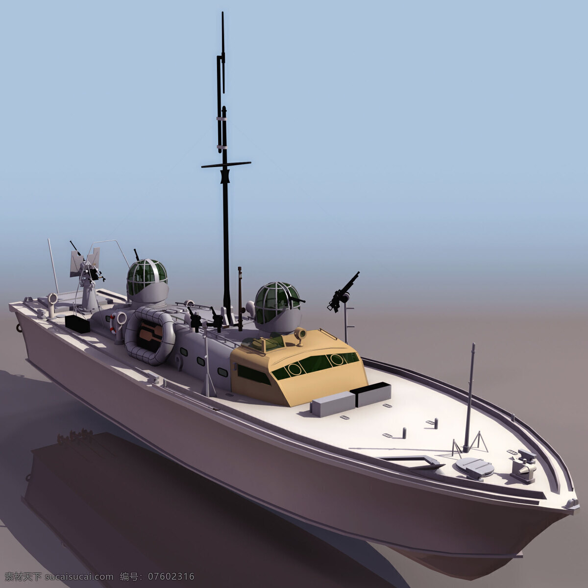 demora 军事模型 小型战舰 海军武器库 3d模型素材 其他3d模型