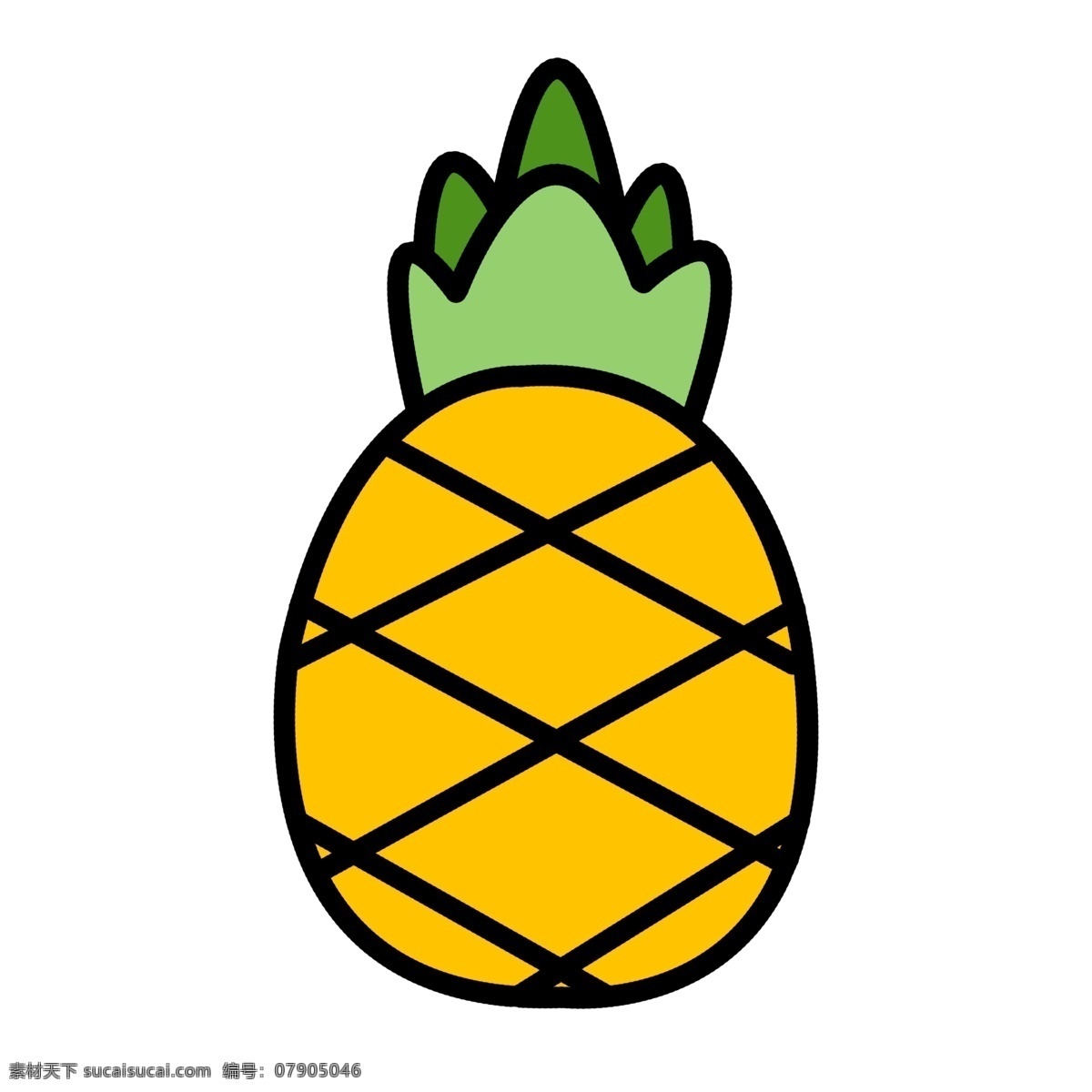 水果 元素 图标 菠萝 ppt图标 简约风格 水果图标 海报图标 菠萝水果 免 扣 图案