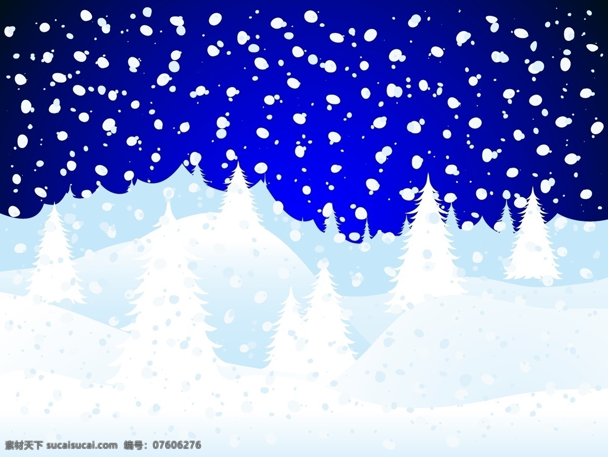森林雪 自然 树木 圣诞 雪 壁纸 雪花 天气 矢量背景 贺卡 丘陵 降雪 书房 质朴