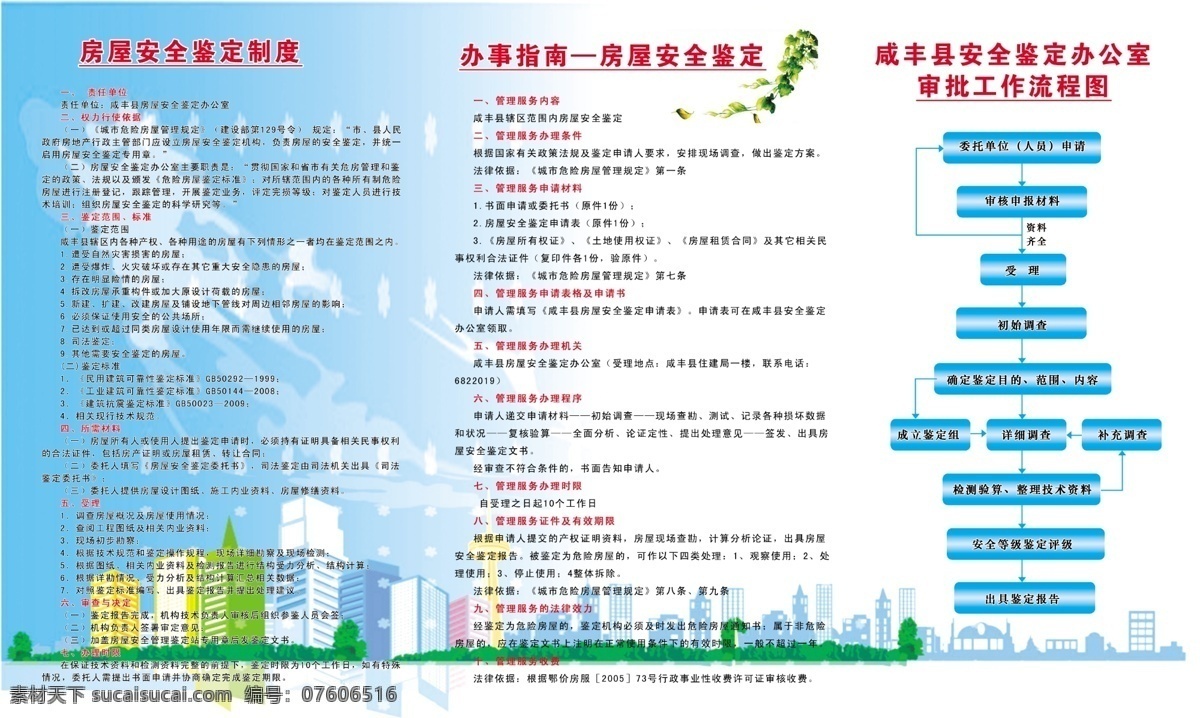 房屋 安全 鉴定 制度 安全鉴定 展板 展板模板 广告设计模板 源文件