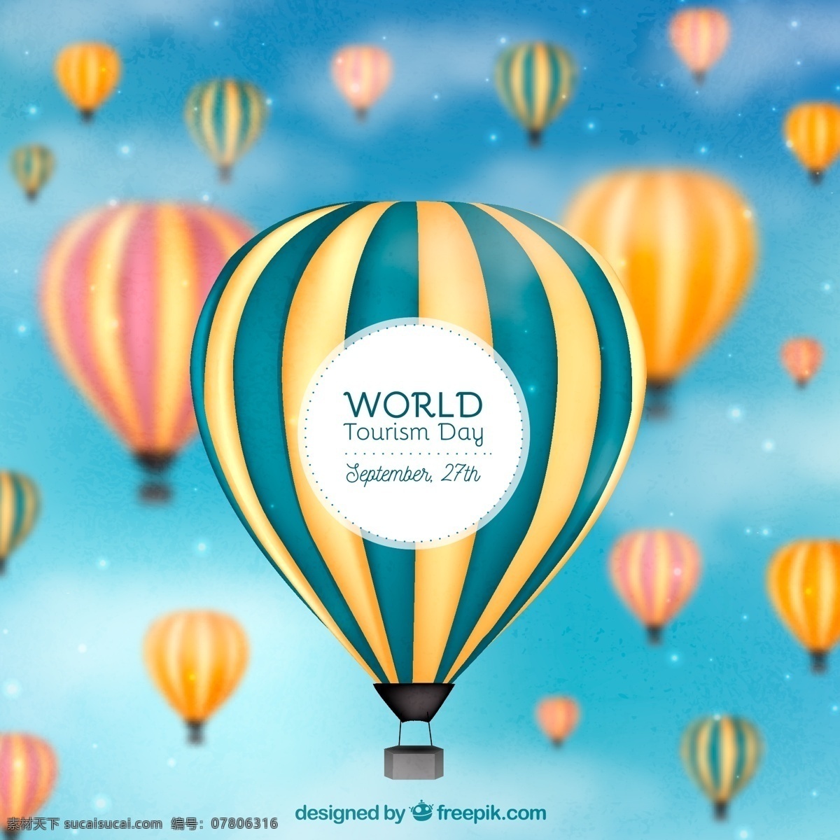 创意 世界 旅游 日 热气球 矢量 world tourism day 旅行 世界旅游日 天空 文化艺术 节日庆祝