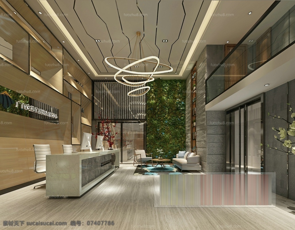 工装 餐厅 3d 模板 前台 家装 效果 3d设计 室内模型 max