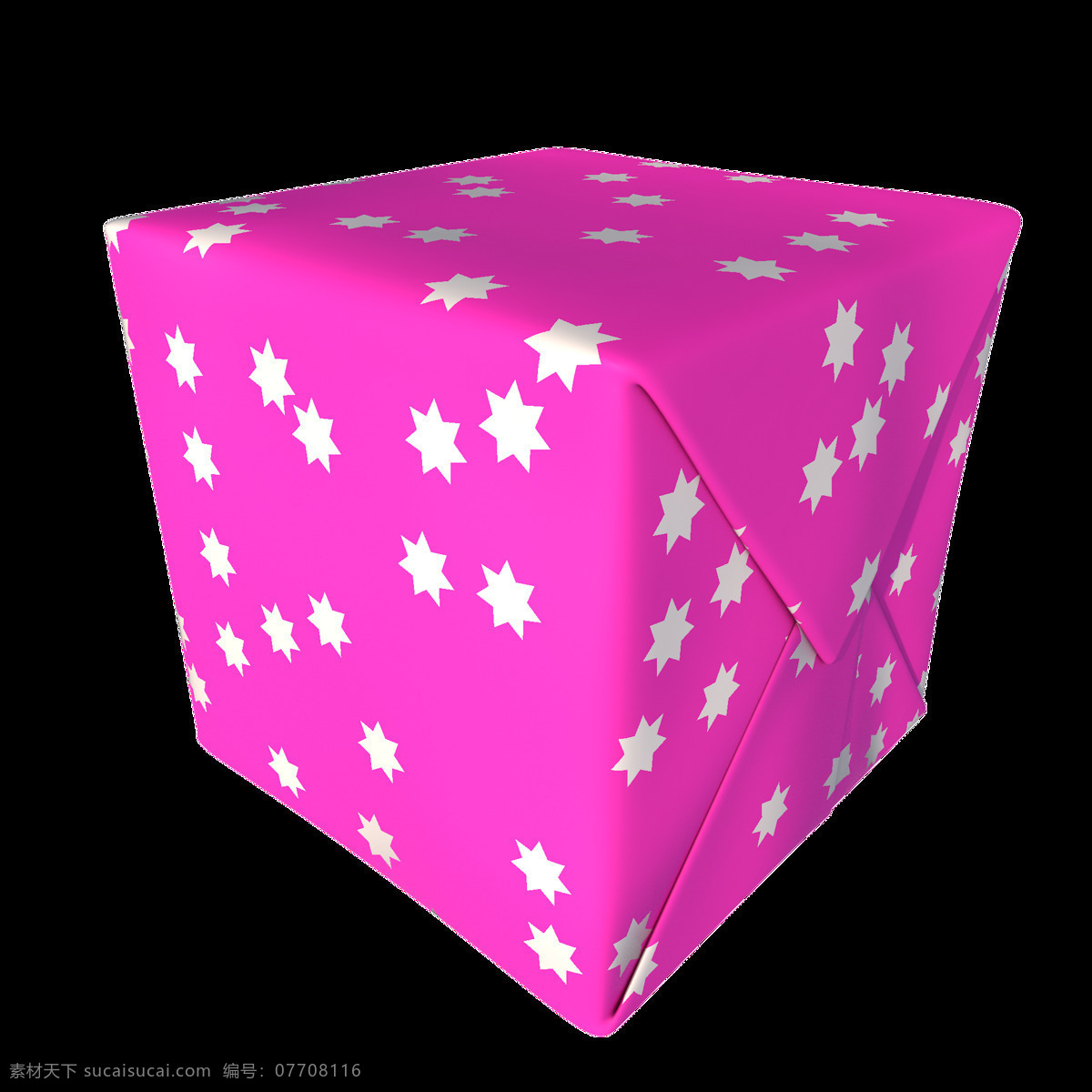 c4d d 粉红 星星 礼品盒 礼物 盒 包装盒 商用 元素 礼物盒 c4d源文件 2.5d