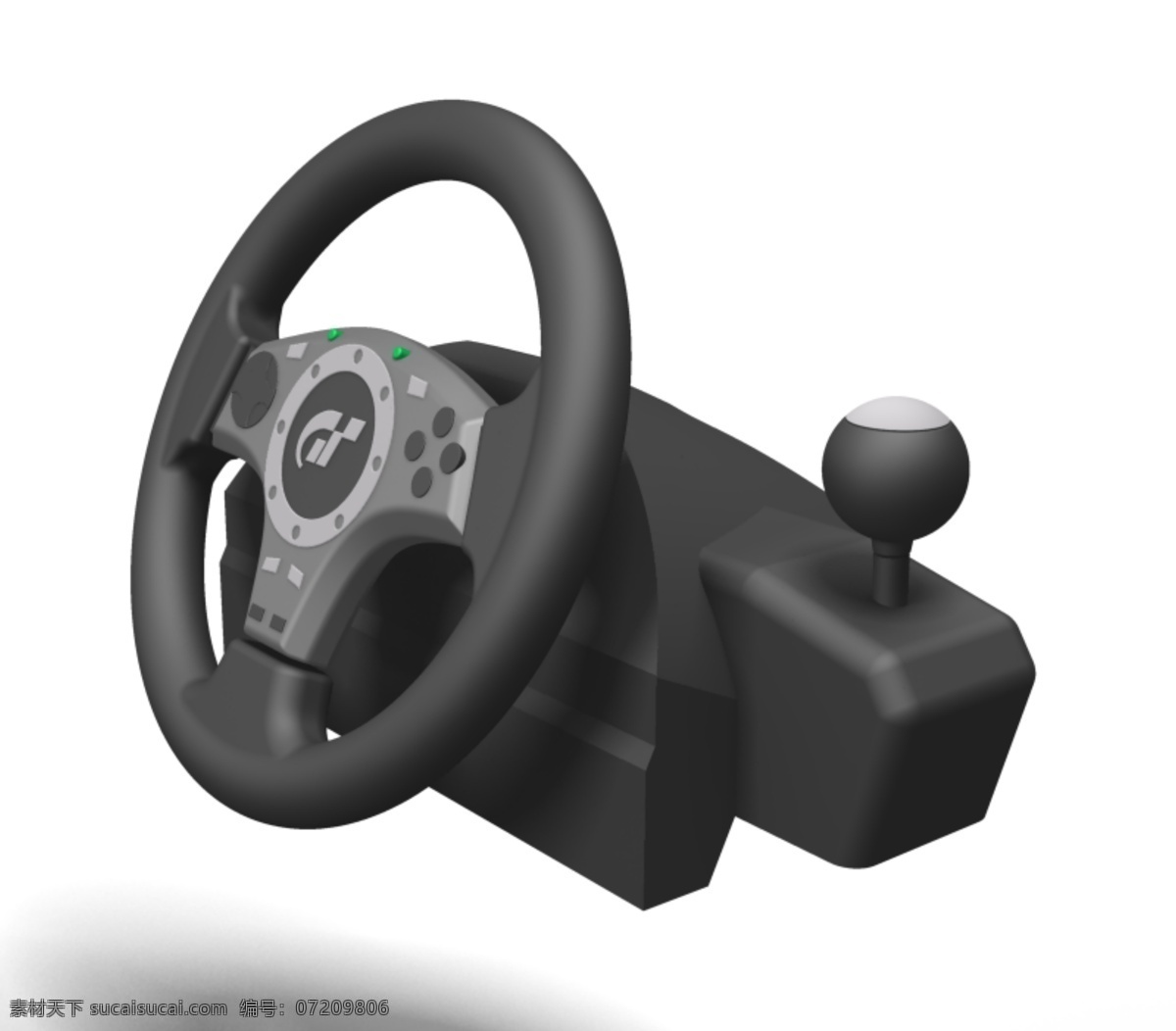 罗技 动力 支持 车轮 转向 3d模型素材 其他3d模型