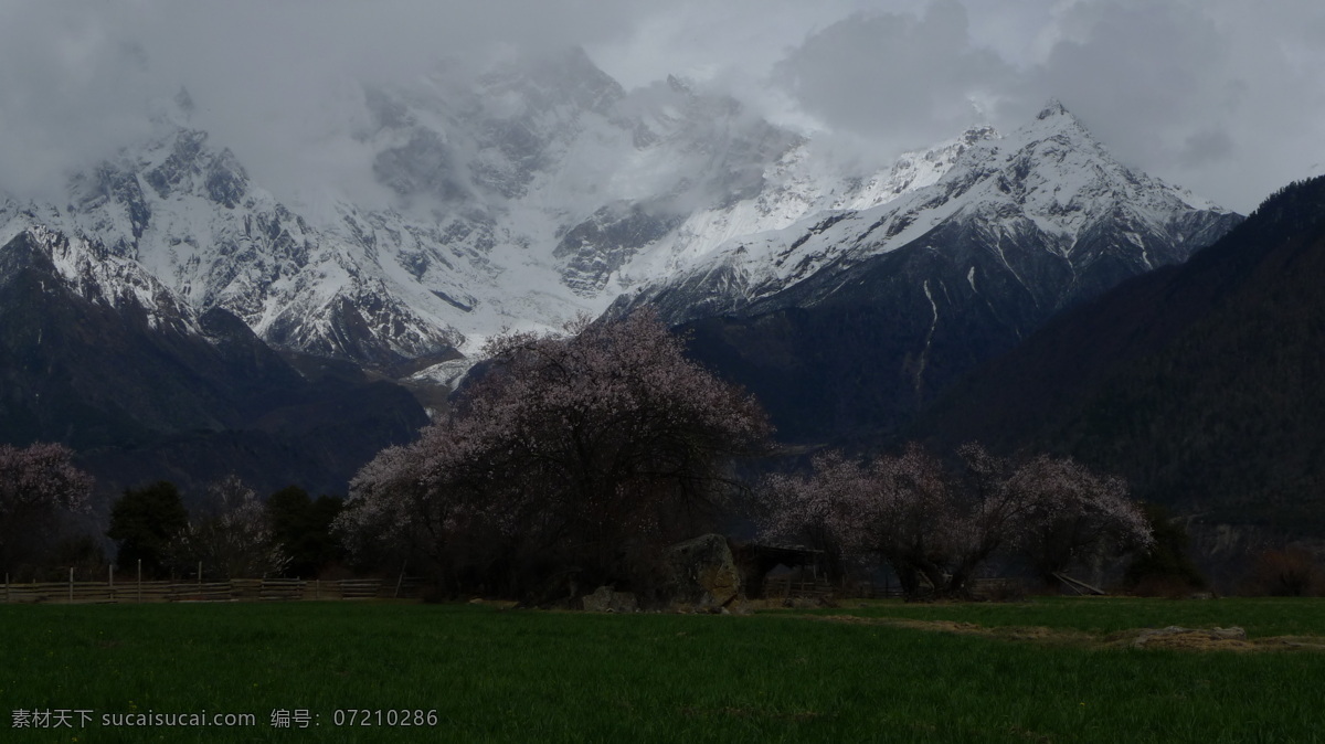 索松村 西藏索松村 西藏林芝 八一镇 西藏 林芝 山水风景 自然景观