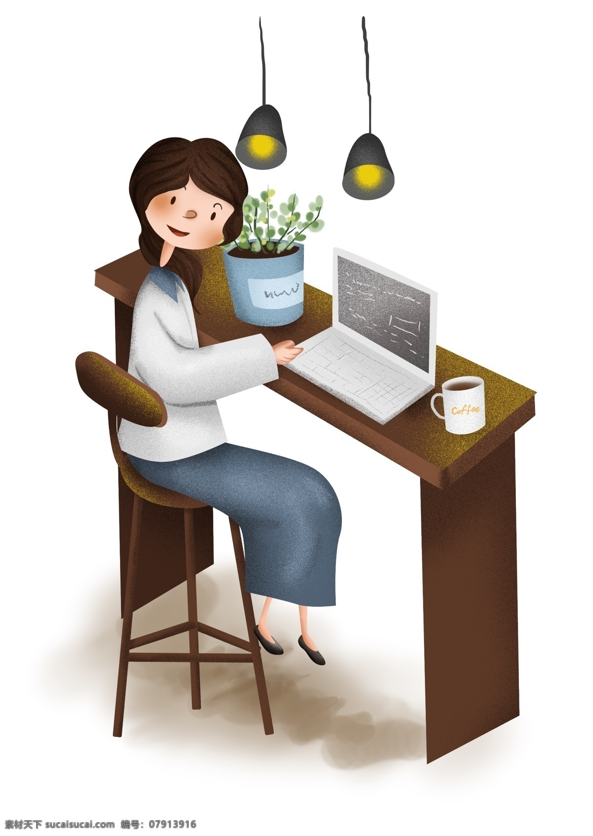 工作 系列 咖啡店 女孩 白领 咖啡 卡布奇诺 女性 喝咖啡 沙发 饮品 热咖啡 咖啡屋 拿铁 笔记本电脑