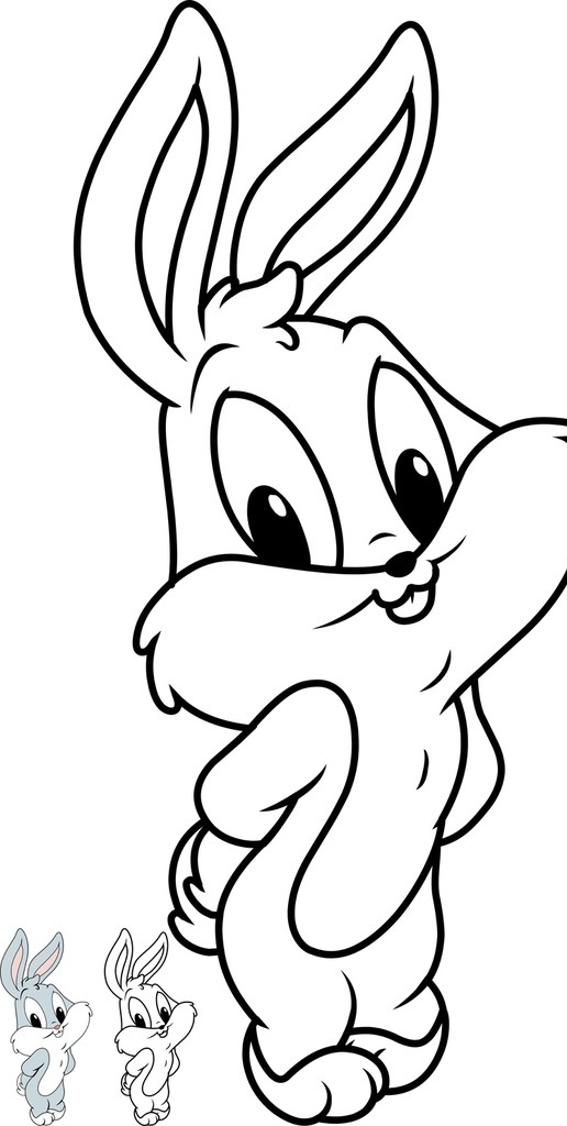 小白兔矢量图 卡通 小白兔 刻花 雕刻 矢量图 卡通设计