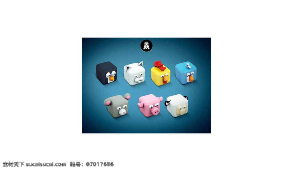 立方 动物 ui 图标 立方的动物 小动物