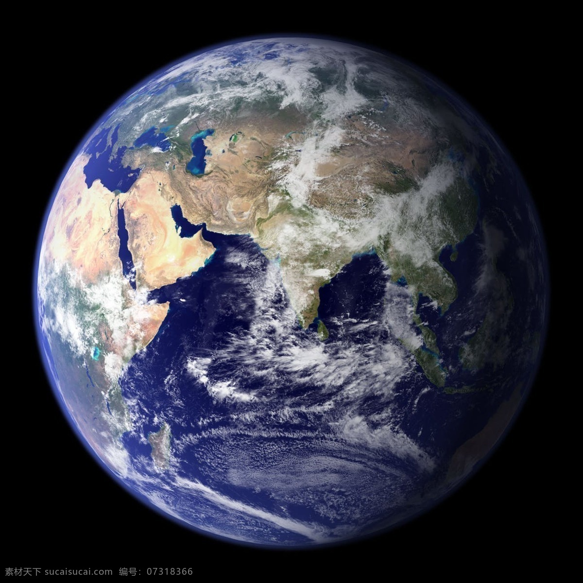 蓝色星球 地球全景 地球全景图 地球图形 现代科技