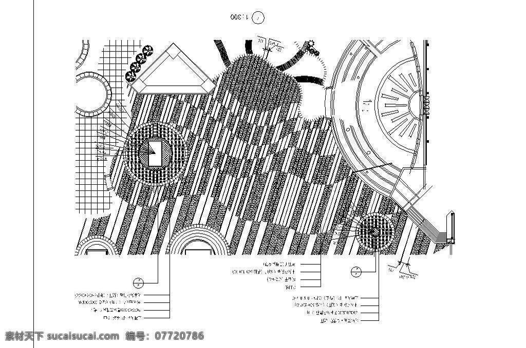 城市 广场 景观设计 平面图 cad 园林 施工图 最新