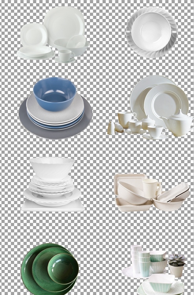 厨房用品 餐具 厨具 瓷器 密胺餐具 酒店餐具 免抠 无背景 免抠图 抠图 元素 透明 通道 png免抠图 分层
