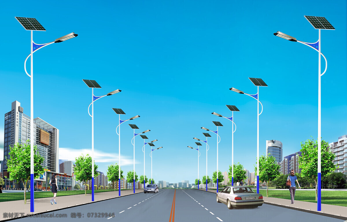 米 太阳能 路灯 价格 太阳能路灯 灯杆厂家 灯杆制造厂 路灯报价 路灯生产厂 3d设计 其他模型