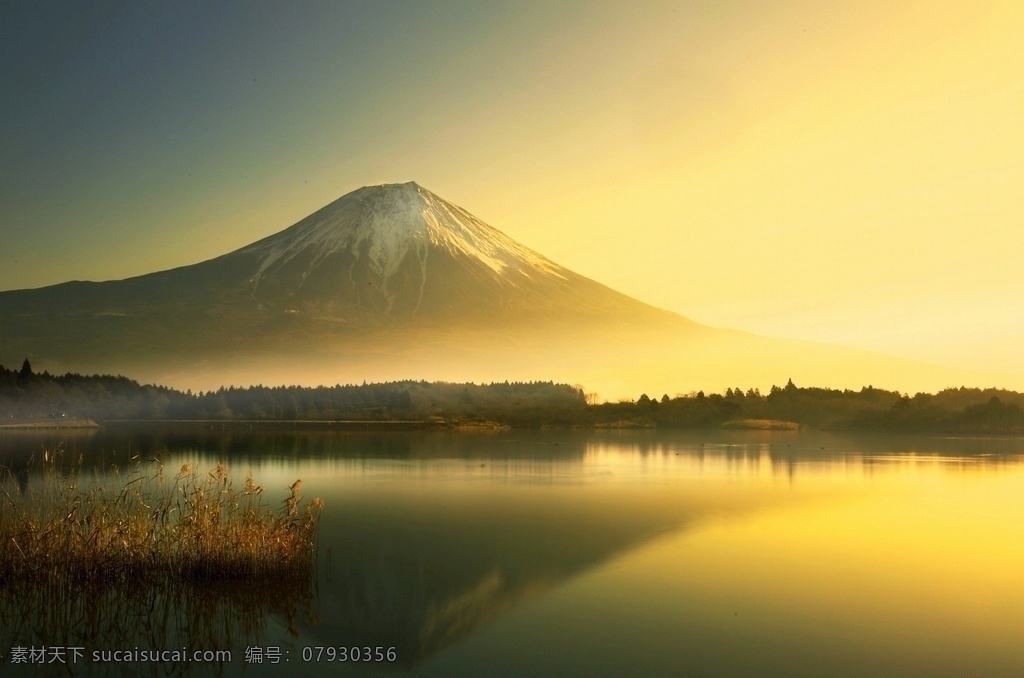 富士山图片 富士山 风景 湖泊 日本 景点 自然景观 山水风景