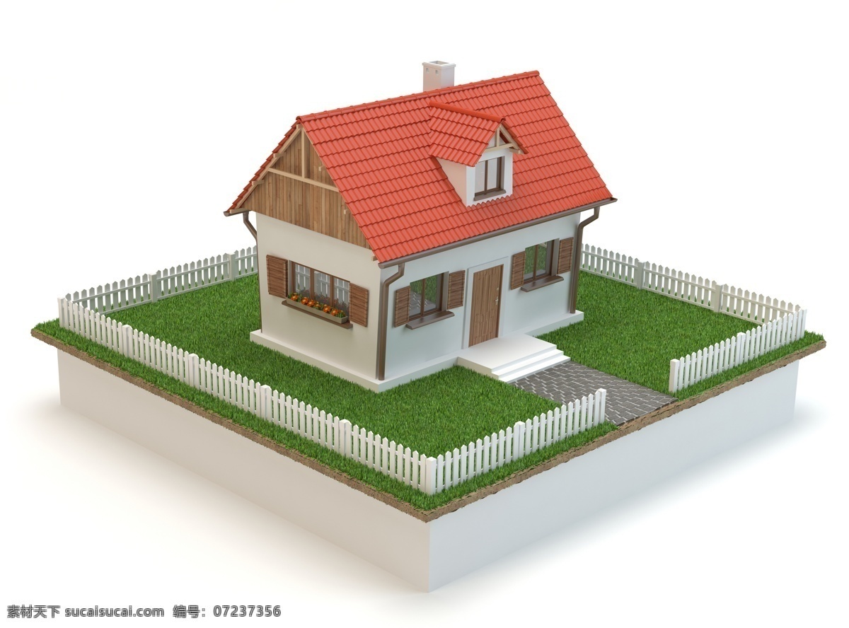 别墅 模型 房子 建筑设计 环境家居