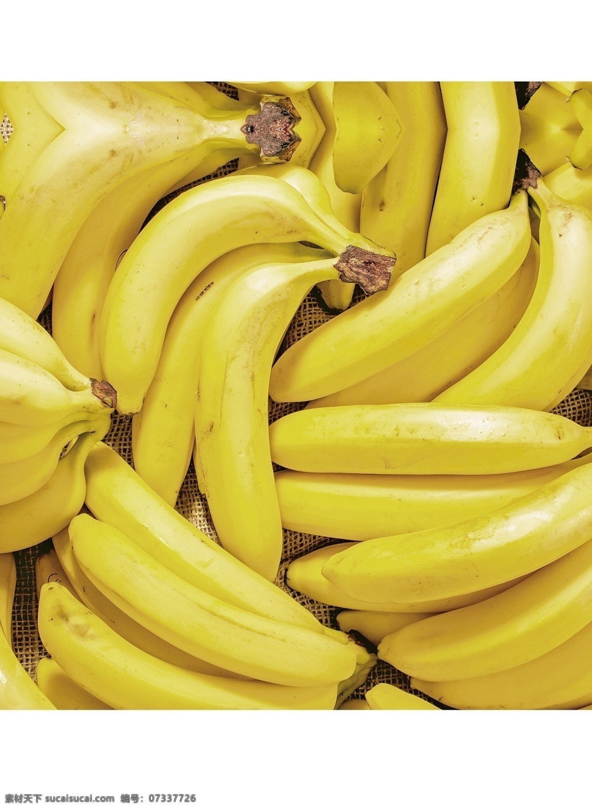 金灿灿香蕉 高品质图 新鲜的香蕉 一堆香蕉 水果类 分层