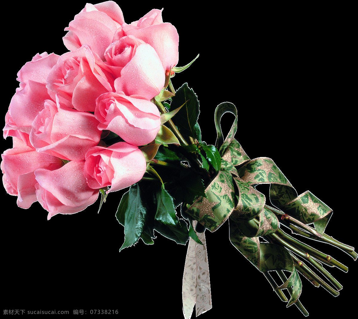 粉色 玫瑰 花束 元素 png元素 礼物 免抠元素 情人 透明元素