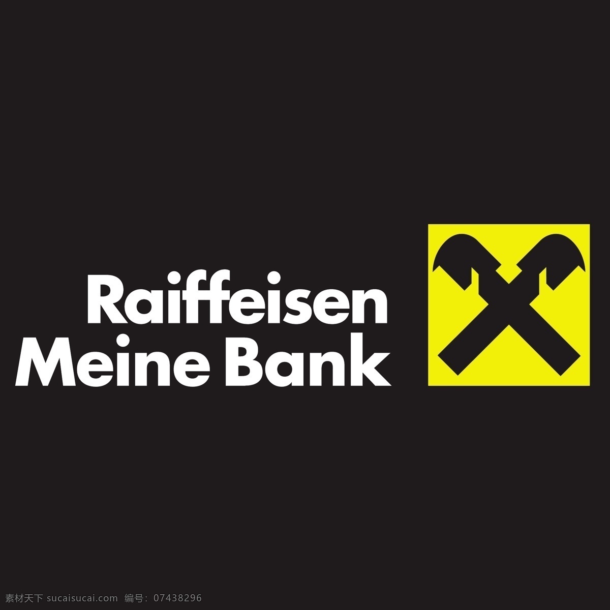 raiffeisenmeinebank logo 设计欣赏 银行业 标志设计 欣赏 矢量下载 网页矢量 商业矢量 logo大全 红色