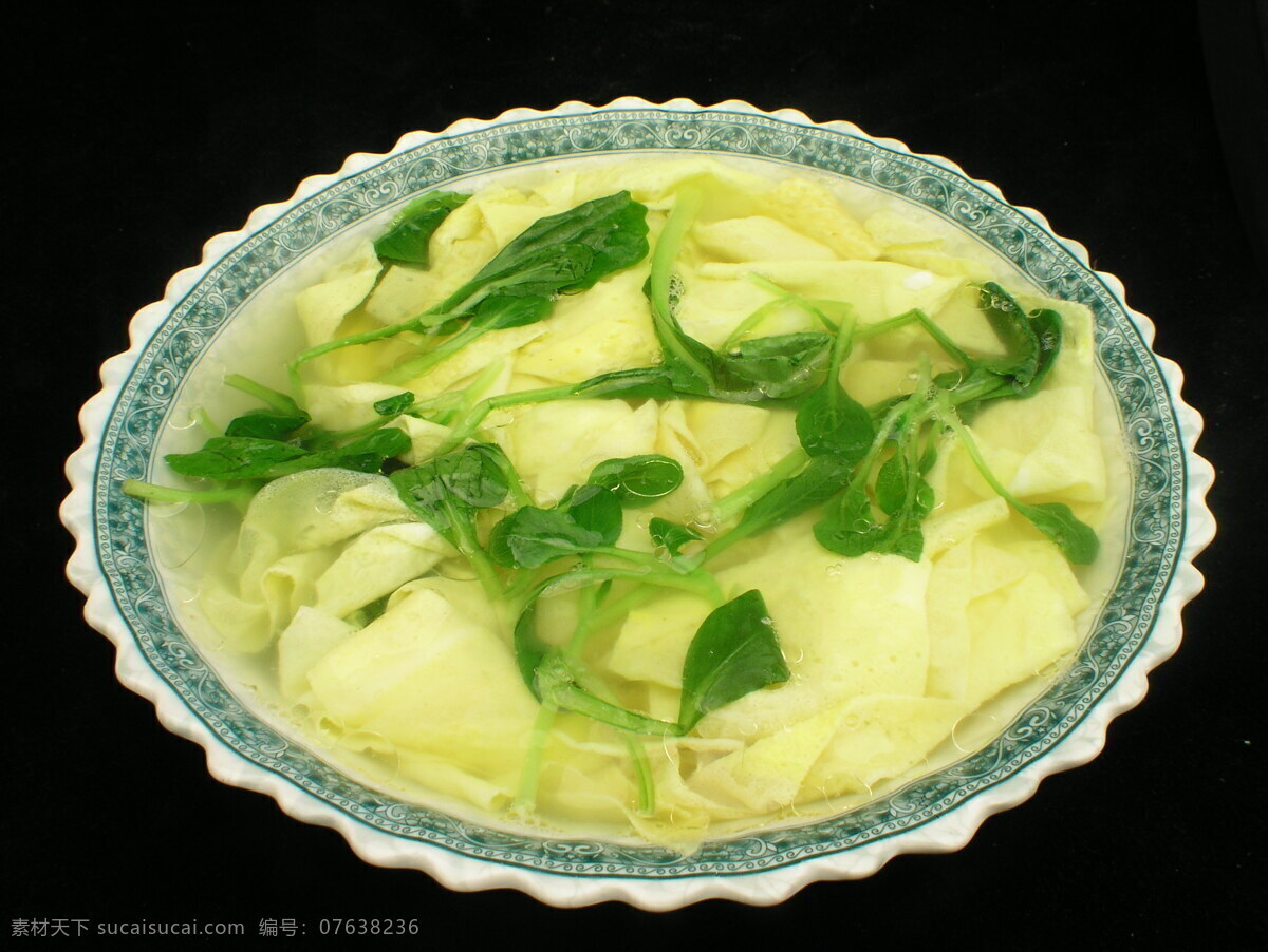 蛋 皮 汤 蛋皮汤 鸡蛋 蔬菜 菜品 中国美食 美味佳肴 菜肴 中华美食 餐饮美食