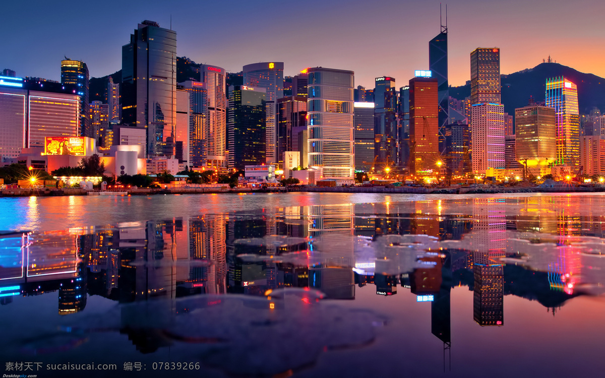 香港 城市 风景 夜景